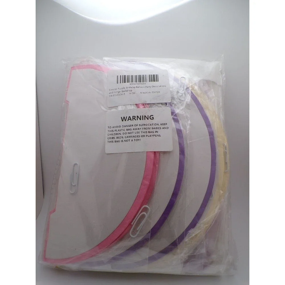 Crosize Pink Cardstock Letter H Party Hanging Decoration YX-03-0026-3
